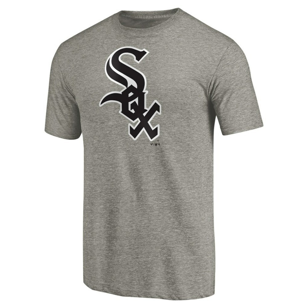 Chicago White Sox Team Wordmark Tri-Blend T-Shirt Gray