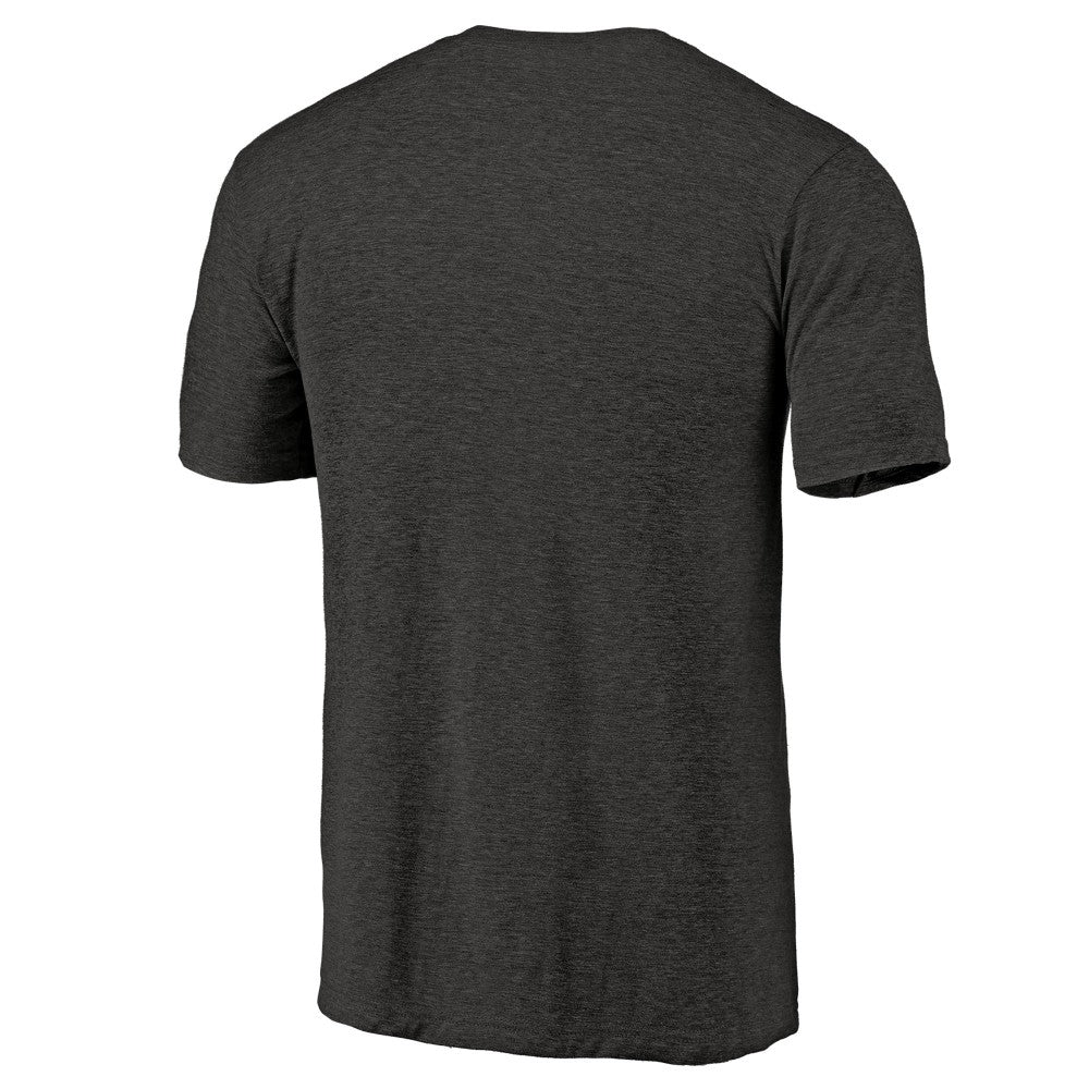 Cincinnati Reds Team Wordmark Tri-Blend T-Shirt Black
