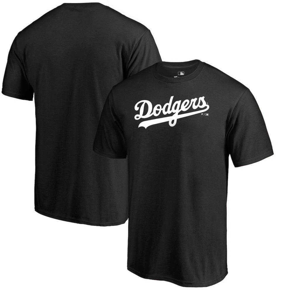 Los Angeles Dodgers Team Wordmark T-Shirt Black