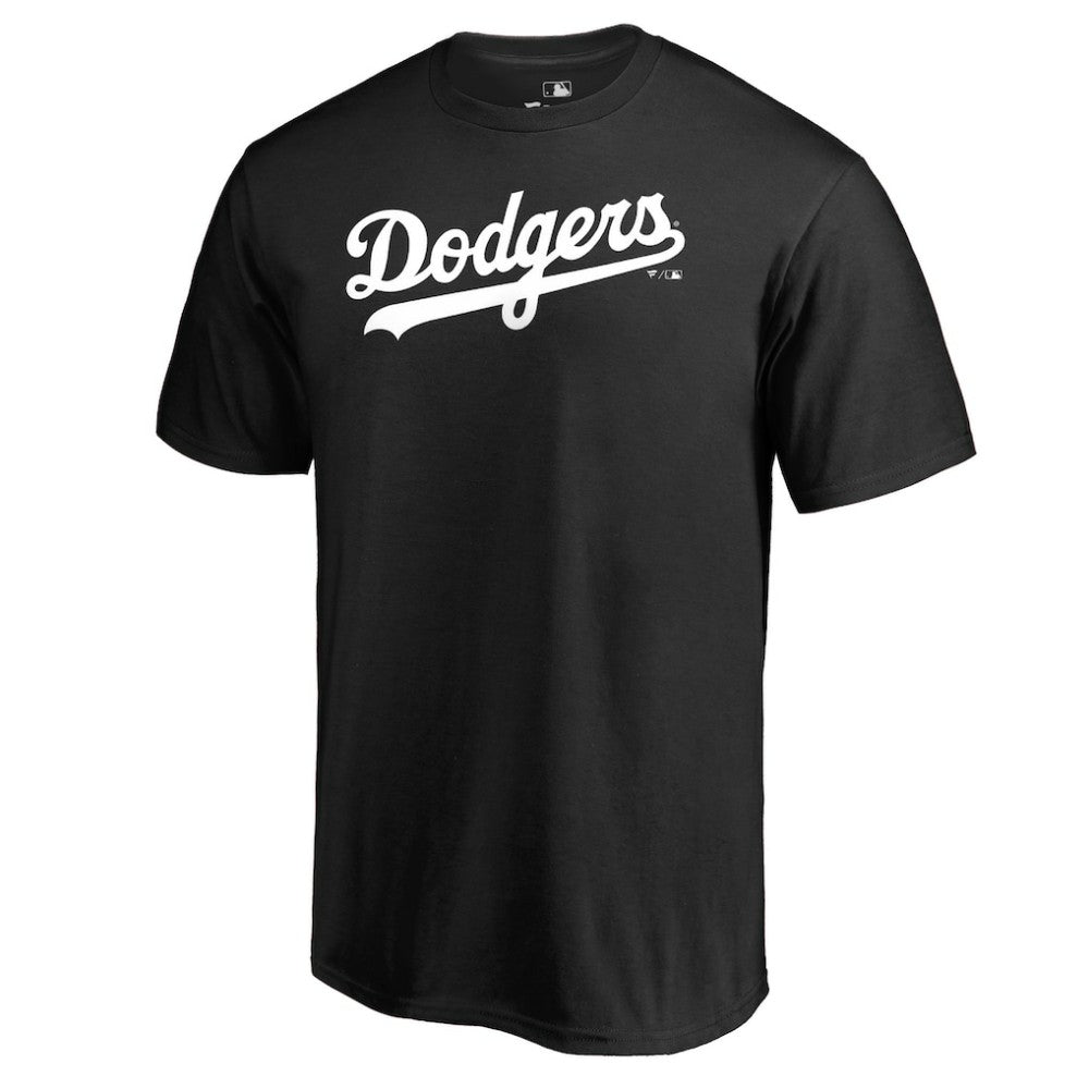 Los Angeles Dodgers Team Wordmark T-Shirt Black