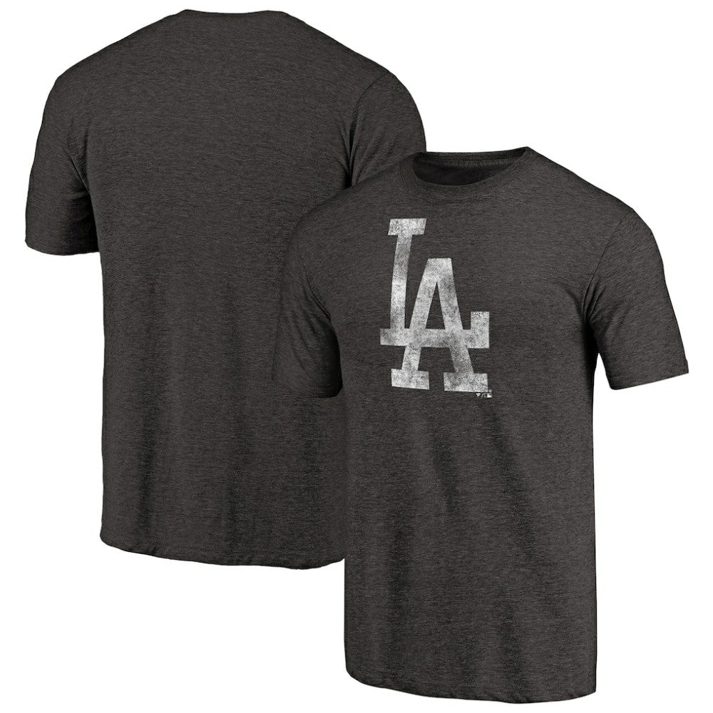 Los Angeles Dodgers Distressed Team Tri-Blend T-Shirt Black