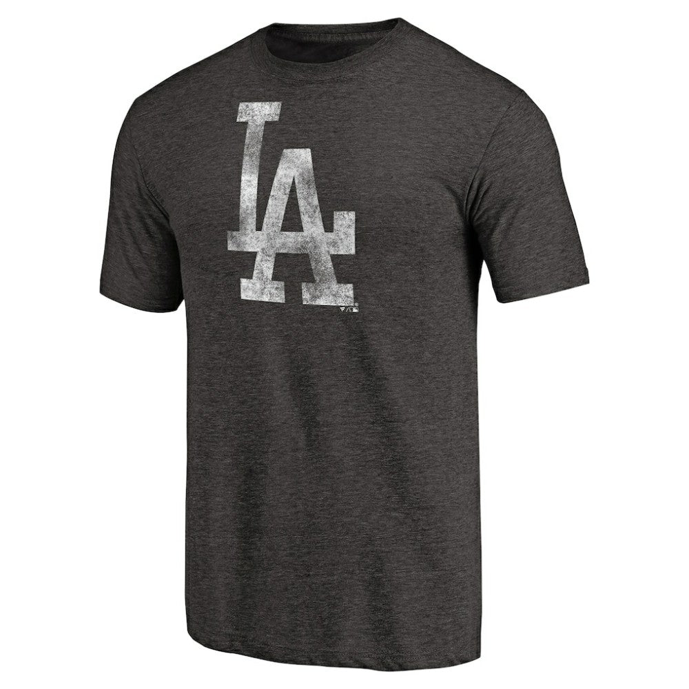 Los Angeles Dodgers Distressed Team Tri-Blend T-Shirt Black