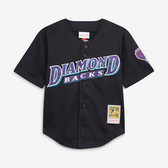 Randy Johnson Arizona Diamondbacks Youth Cooperstown Collection Mesh Batting Practice Jersey - Black