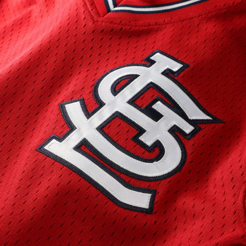 Ozzie Smith St. Louis Cardinals Youth Cooperstown Collection Mesh Batting Practice Jersey Navy | Mitchell & Ness