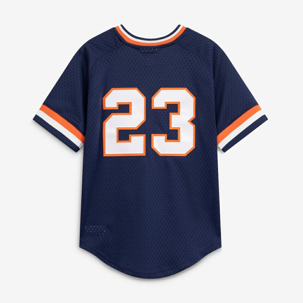 Kirk Gibson Detroit Tigers Youth Cooperstown Collection Mesh Batting Practice Jersey Navy | Mitchell & Ness