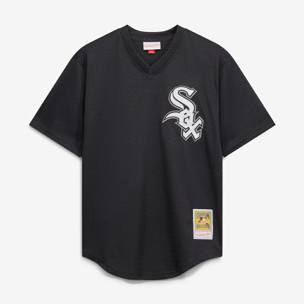 Bo Jackson Chicago White Sox Youth Cooperstown Collection Mesh Batting Practice Jersey Black | Mitchell & Ness
