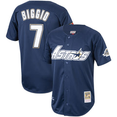 Craig Biggio Houston Astros Cooperstown Collection 1994 Authentic Jersey Navy | Mitchell & Ness