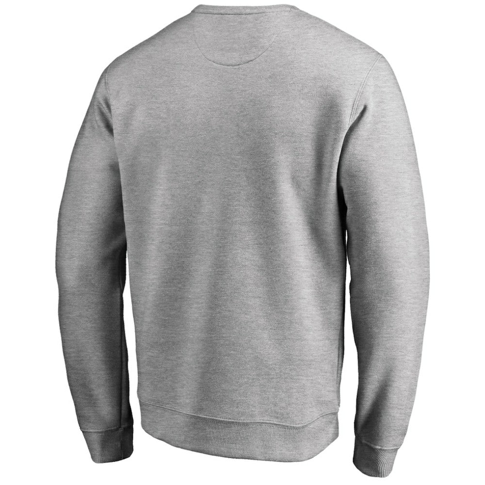 New York Yankees Hometown Collection New York State Pullover Sweatshirt Heathered Gray