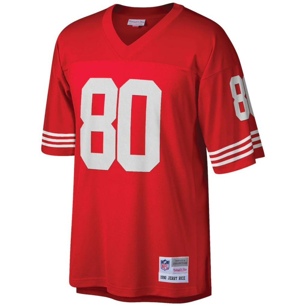 Jerry Rice San Francisco 49ers Big & Tall 1990 Retired Player Replica Jersey - Scarlet discount