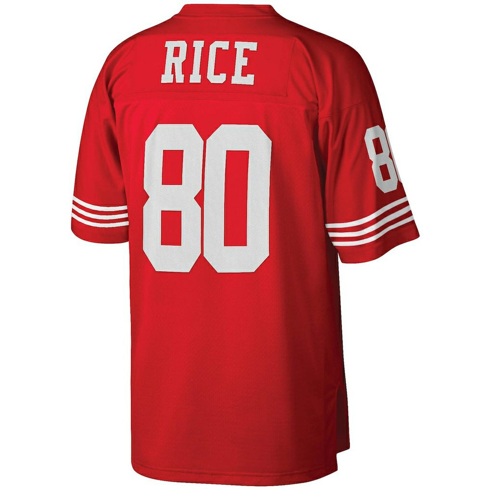 Jerry Rice San Francisco 49ers Big & Tall 1990 Retired Player Replica Jersey - Scarlet discount