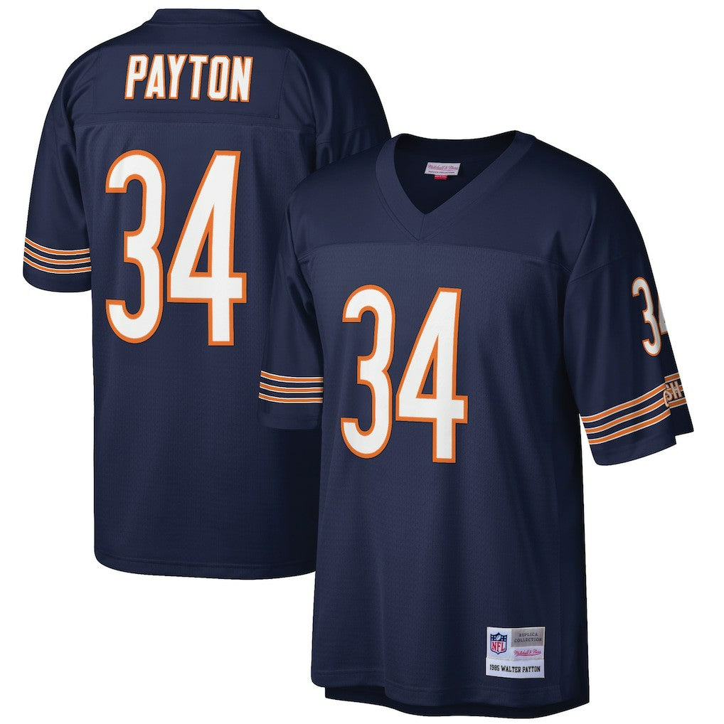 Walter Payton Chicago Bears Big & Tall 1985 Retired Player Replica Jersey - Navy for sale