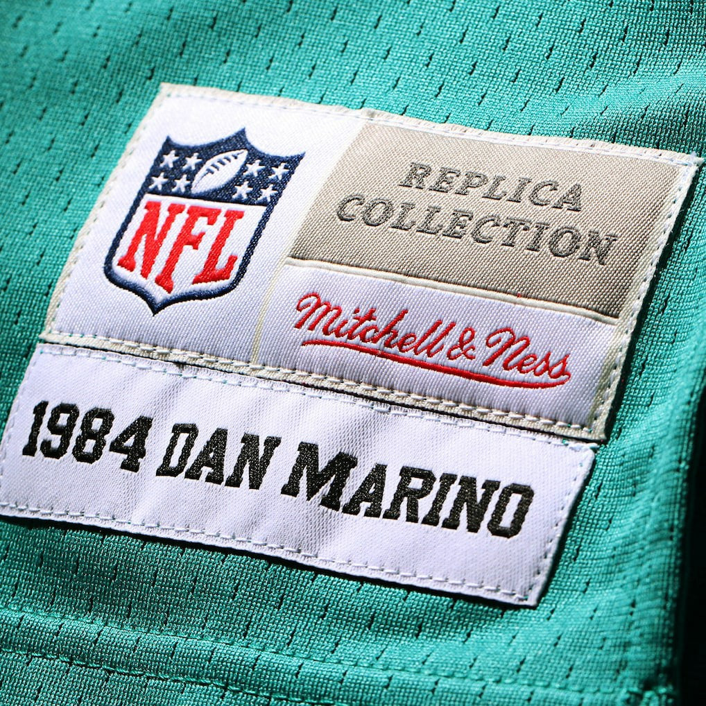 Dan Marino Miami Dolphins Big & Tall 1984 Retired Player Replica Jersey - Aqua sale