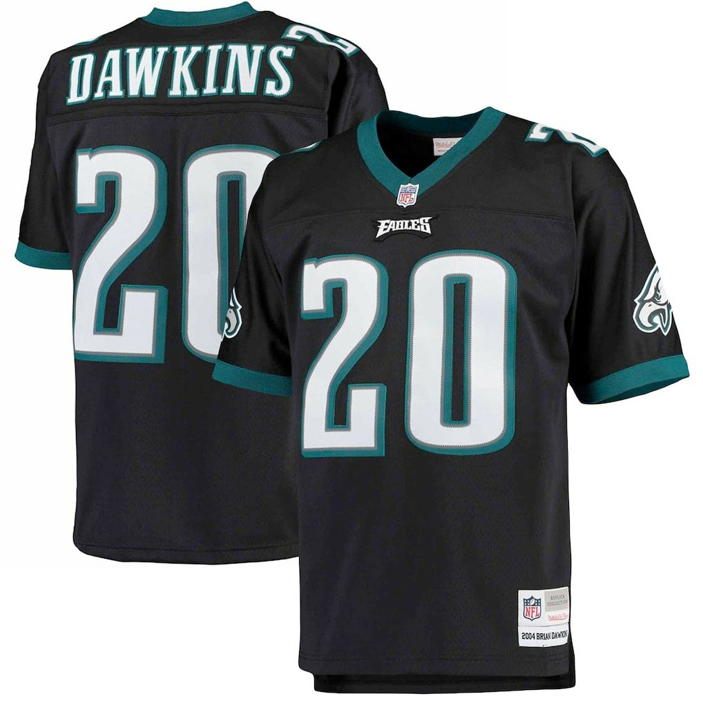 Brian Dawkins Philadelphia Eagles Big & Tall 2004 Retired Player Replica Jersey - Black online
