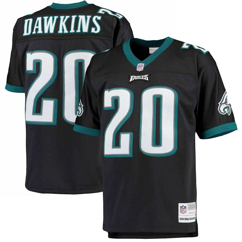 Brian Dawkins Philadelphia Eagles Big & Tall 2004 Retired Player Replica Jersey - Black online