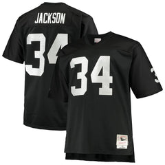 Bo Jackson Las Vegas Raiders Big & Tall 1988 Retired Player Replica Jersey - Black sale