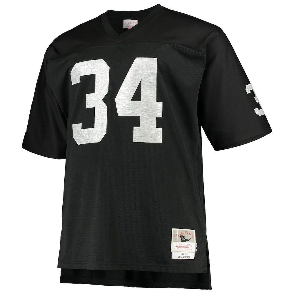 Bo Jackson Las Vegas Raiders Big & Tall 1988 Retired Player Replica Jersey - Black sale