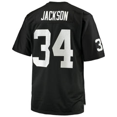 Bo Jackson Las Vegas Raiders Big & Tall 1988 Retired Player Replica Jersey - Black sale
