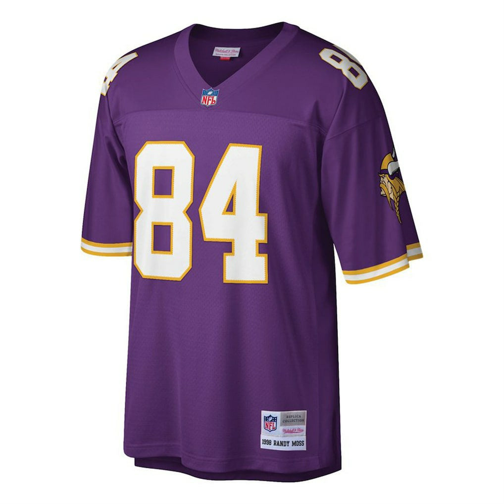 Randy Moss Minnesota Vikings Big & Tall 1998 Retired Player Replica Jersey - Purple discount