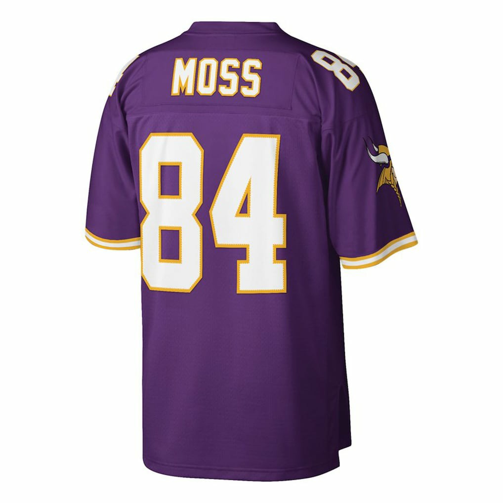 Randy Moss Minnesota Vikings Big & Tall 1998 Retired Player Replica Jersey - Purple discount