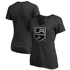 Los Angeles Kings Women's Core Smoke V-Neck T-Shirt Black