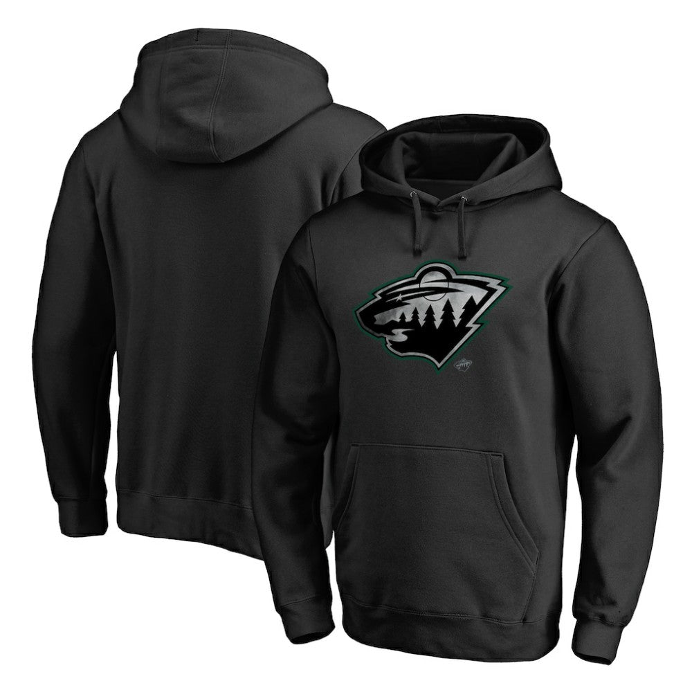 Minnesota Wild Core Smoke Pullover Hoodie Black