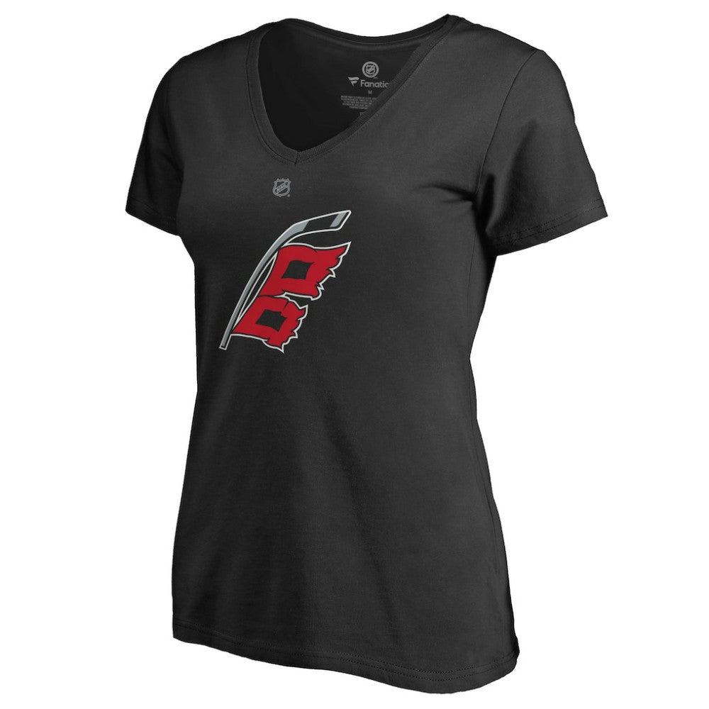 Carolina Hurricanes Women's Team Alternate V-Neck T-Shirt Black