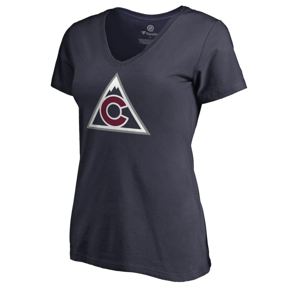 Colorado Avalanche Women's Team Alternate V-Neck T-Shirt Navy