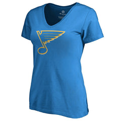 St. Louis Blues Women's Team Alternate V-Neck T-Shirt Blue