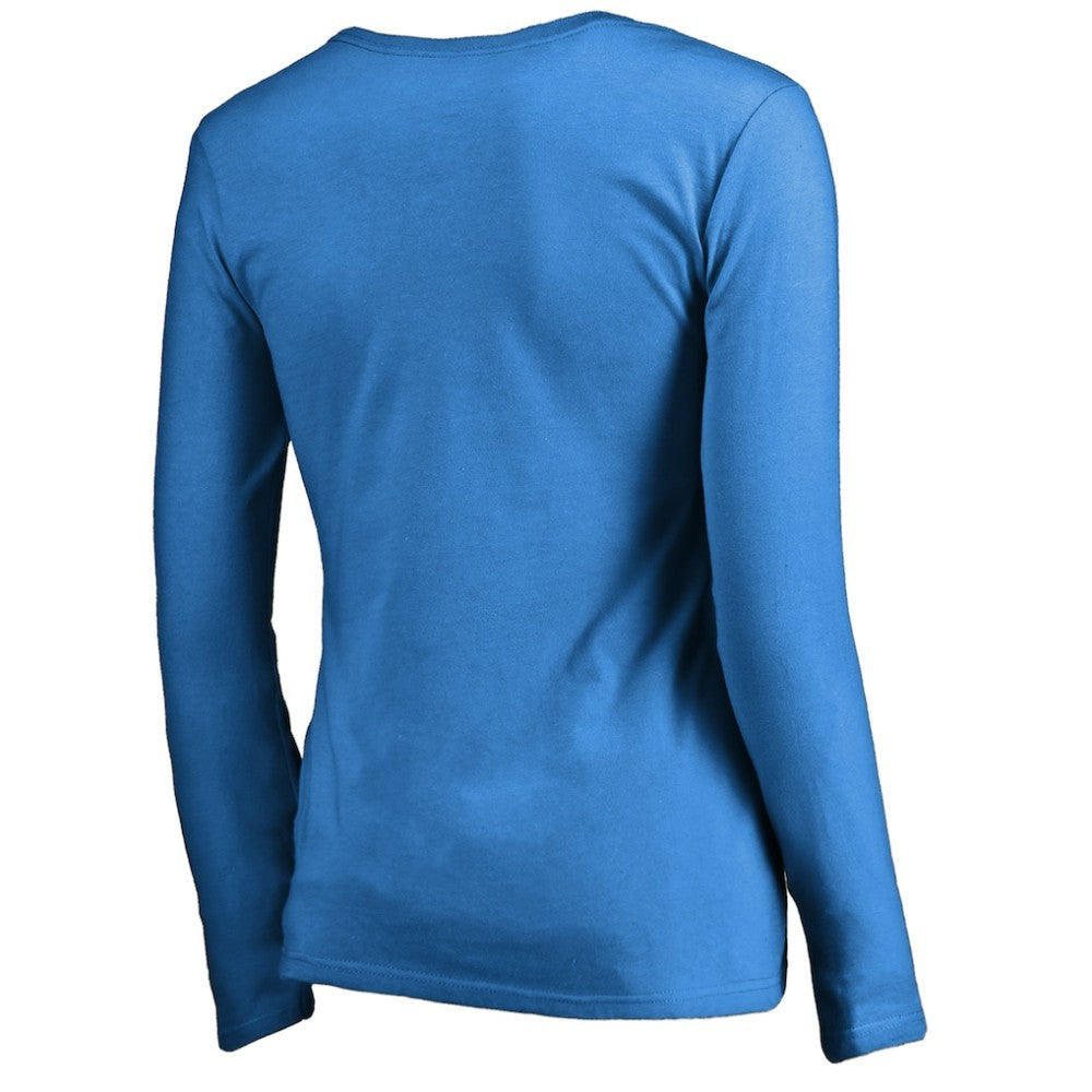 St. Louis Blues Women's Team Alternate Long Sleeve V-Neck T-Shirt Blue