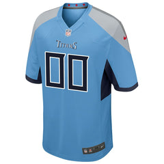 Tennessee Titans Youth Alternate Custom Game Jersey - Light Blue