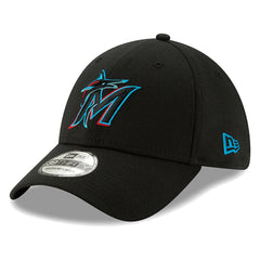 Miami Marlins 2019 Team Classic 39THIRTY Flex Hat Black | New Era