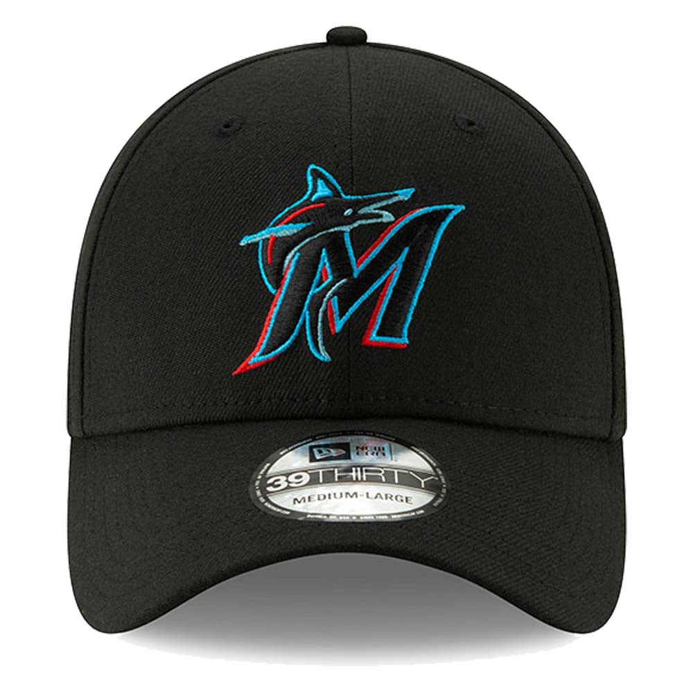Miami Marlins 2019 Team Classic 39THIRTY Flex Hat Black | New Era