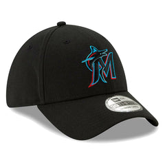 Miami Marlins 2019 Team Classic 39THIRTY Flex Hat Black | New Era