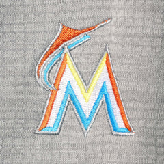 Miami Marlins Vineyard Vines Performance Sankaty Half-Zip Pullover Top Heather Gray