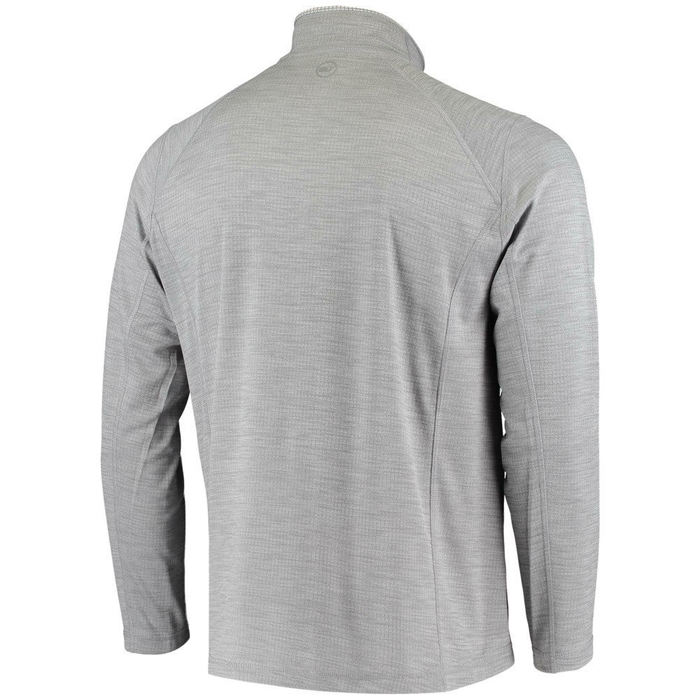 Miami Marlins Vineyard Vines Performance Sankaty Half-Zip Pullover Top Heather Gray