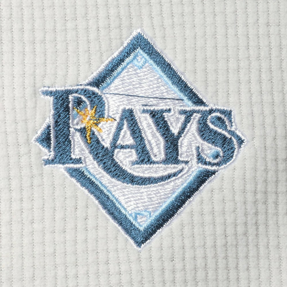 Tampa Bay Rays Vineyard Vines Women's Performance Grid Half-Zip Pullover Top Gray