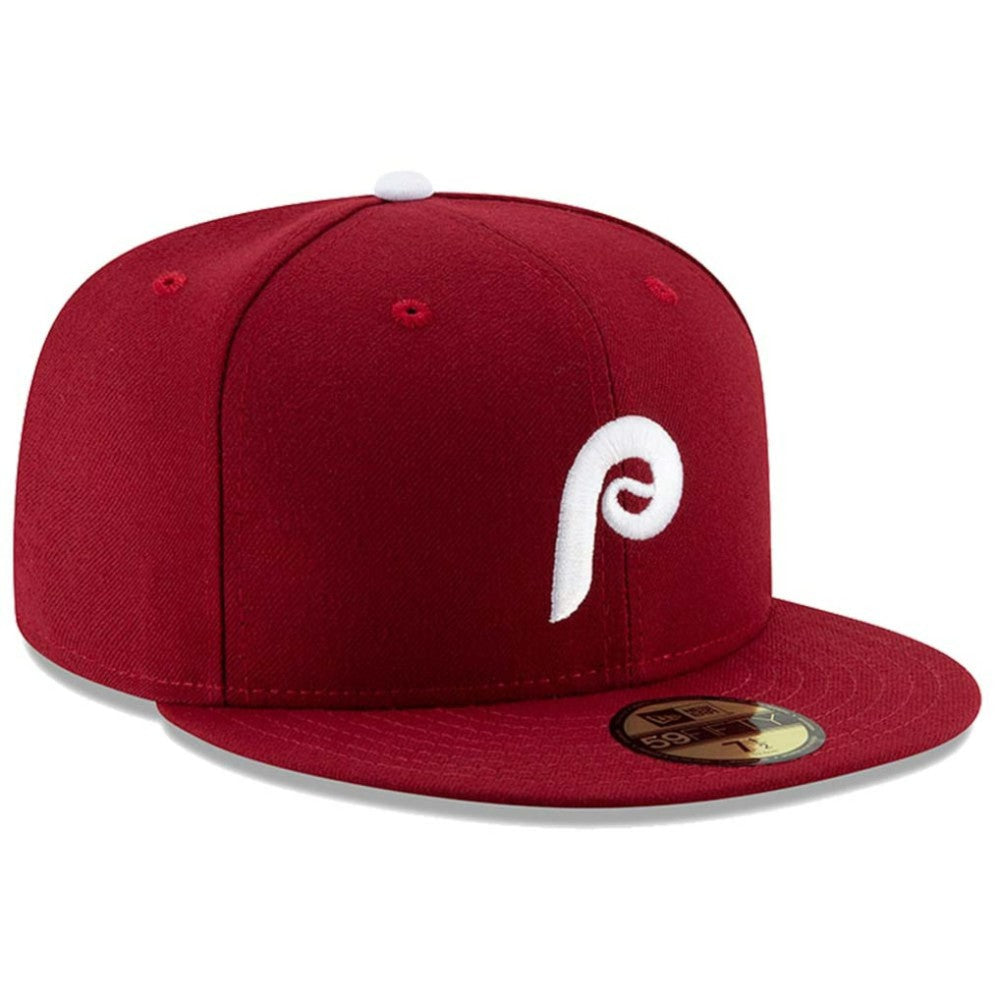 Philadelphia Phillies Alternate 2 Authentic Collection On-Field 59FIFTY Fitted Hat Maroon | New Era