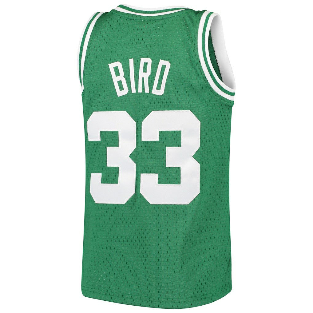 Larry Bird Boston Celtics Youth Hardwood Classics Swingman Throwback Jersey - Kelly Green