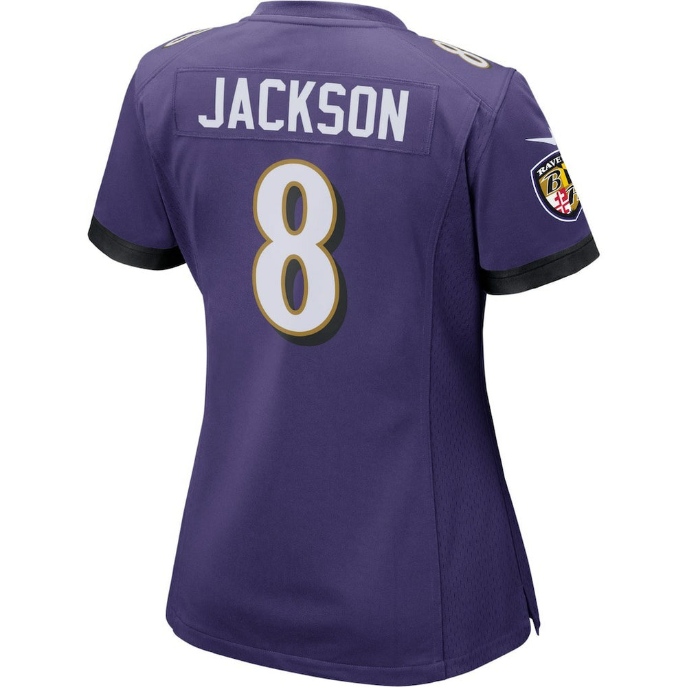 Lamar Jackson Baltimore Ravens Women's Game Player Jersey - Purple