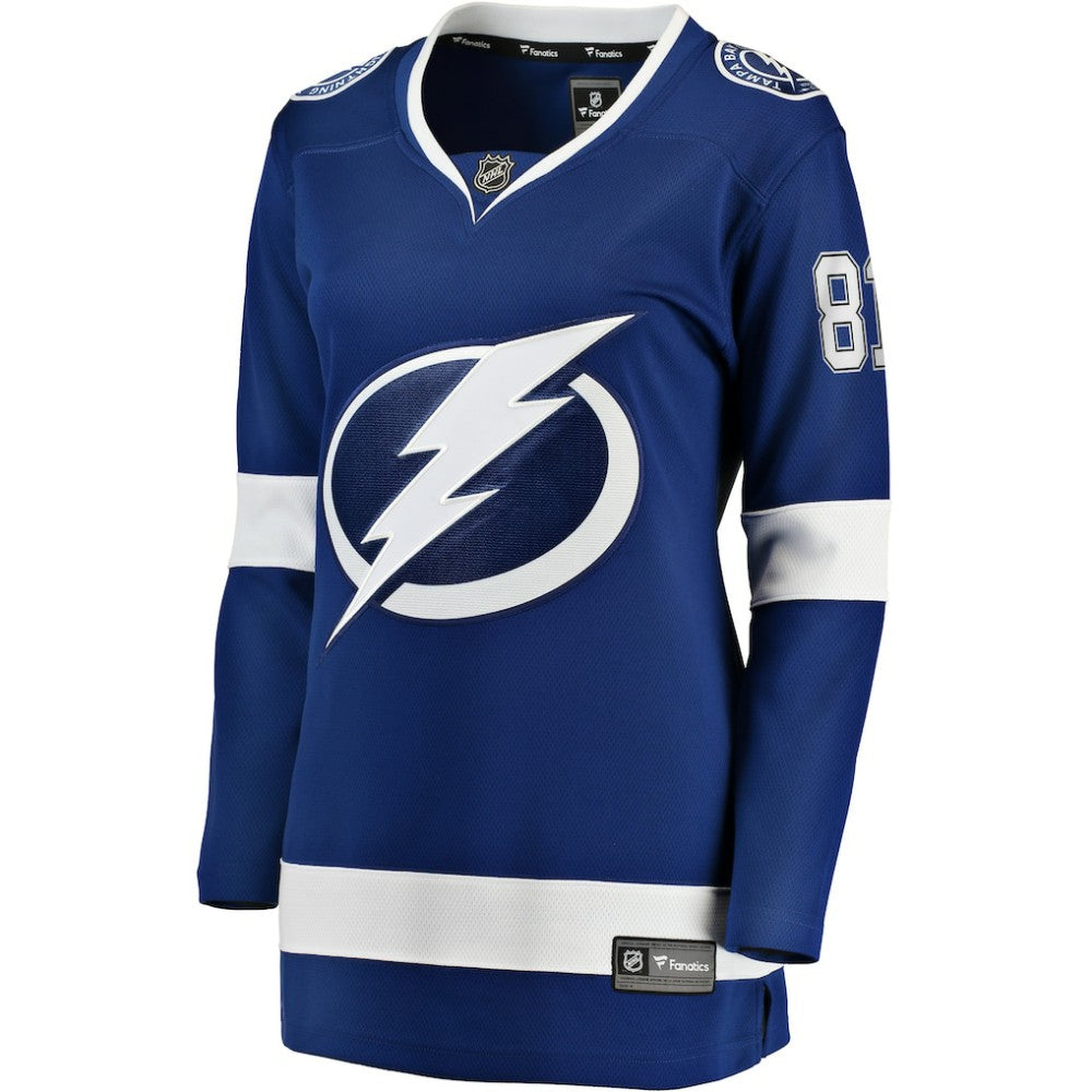 Erik Cernak Tampa Bay Lightning Fanatics Women's Home Breakaway Player Jersey Blue