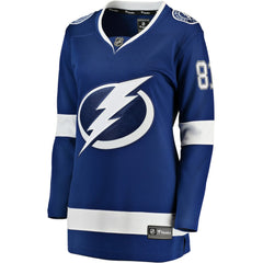Erik Cernak Tampa Bay Lightning Fanatics Women's Home Breakaway Player Jersey Blue