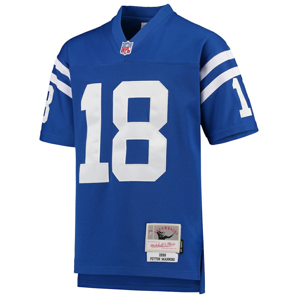 Peyton Manning Indianapolis Colts Youth 1998 Legacy Retired Player Jersey - Royal on sale