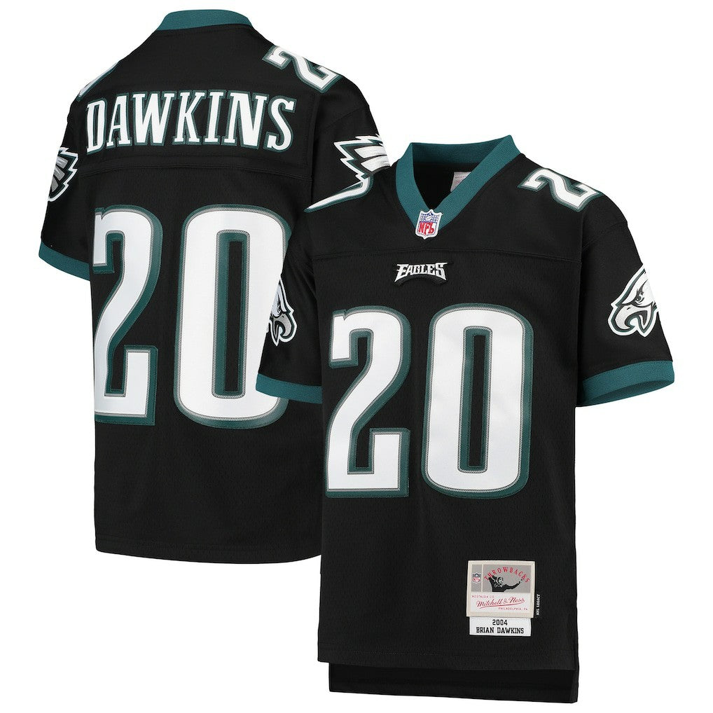 Brian Dawkins Philadelphia Eagles Youth 2004 Legacy Retired Player Jersey - Black for sale
