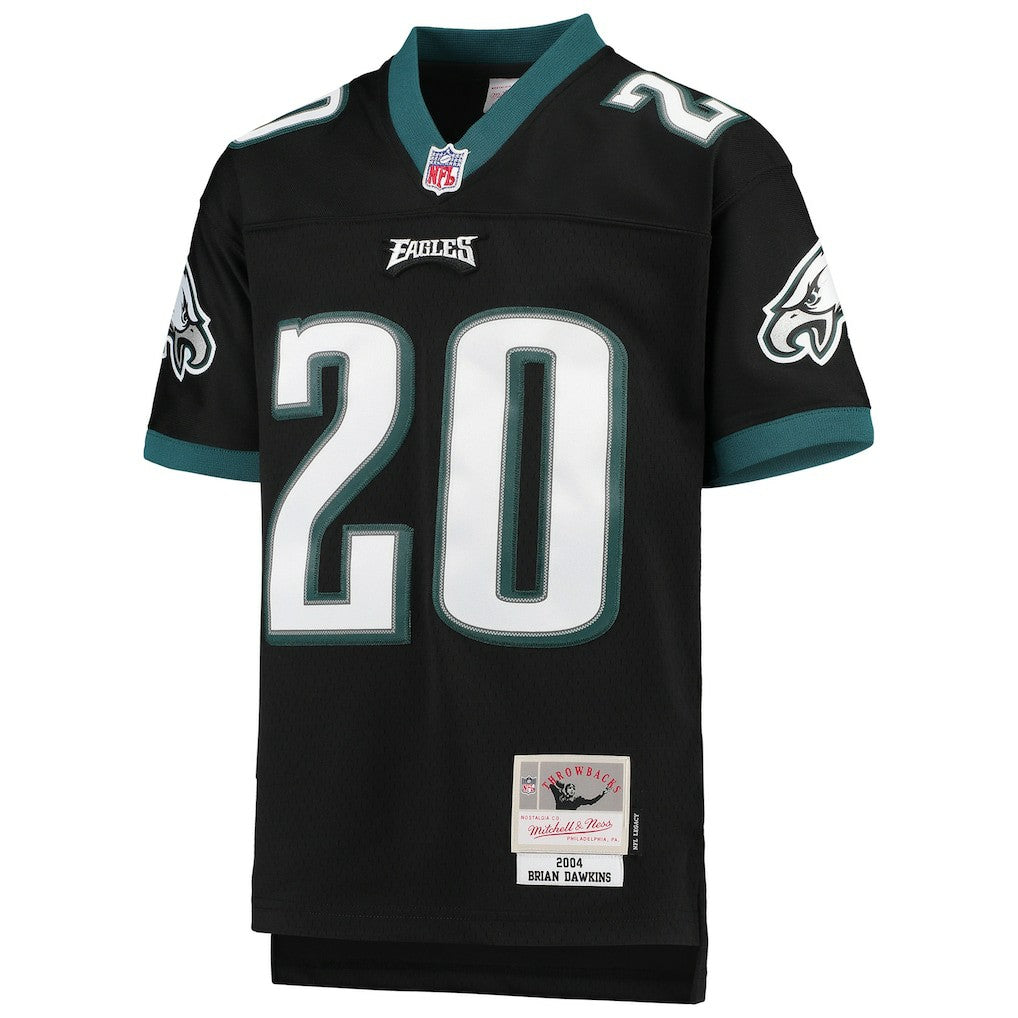 Brian Dawkins Philadelphia Eagles Youth 2004 Legacy Retired Player Jersey - Black for sale
