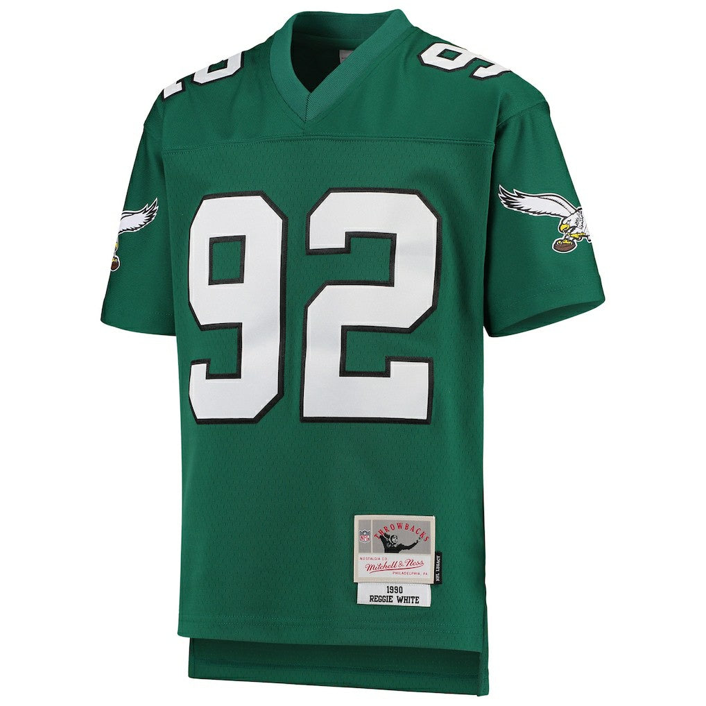 Reggie White Philadelphia Eagles Youth 1990 Legacy Retired Player Jersey - Green outlet