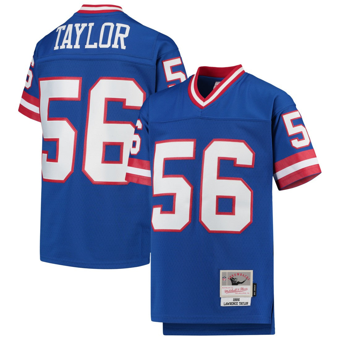 Lawrence Taylor New York Giants Youth 1986 Legacy Retired Player Jersey - Royal outlet