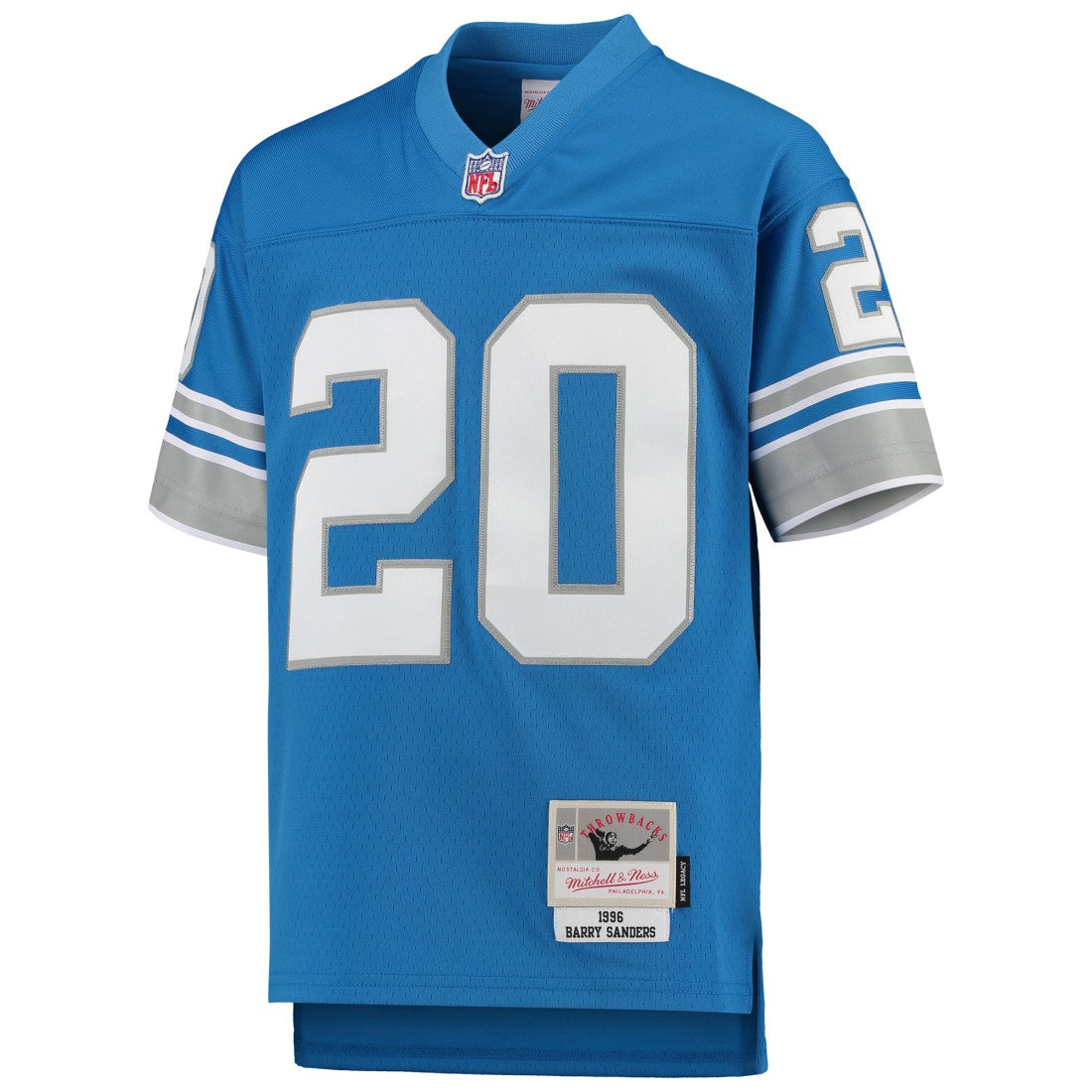 Barry Sanders Detroit Lions Youth 1996 Legacy Retired Player Jersey - Blue for sale