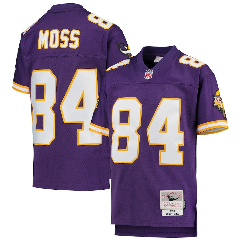 Randy Moss Minnesota Vikings Youth 1998 Legacy Retired Player Jersey - Purple online