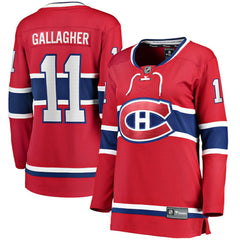 Brendan Gallagher Montreal Canadiens Fanatics Women's Home Breakaway Player Jersey Red