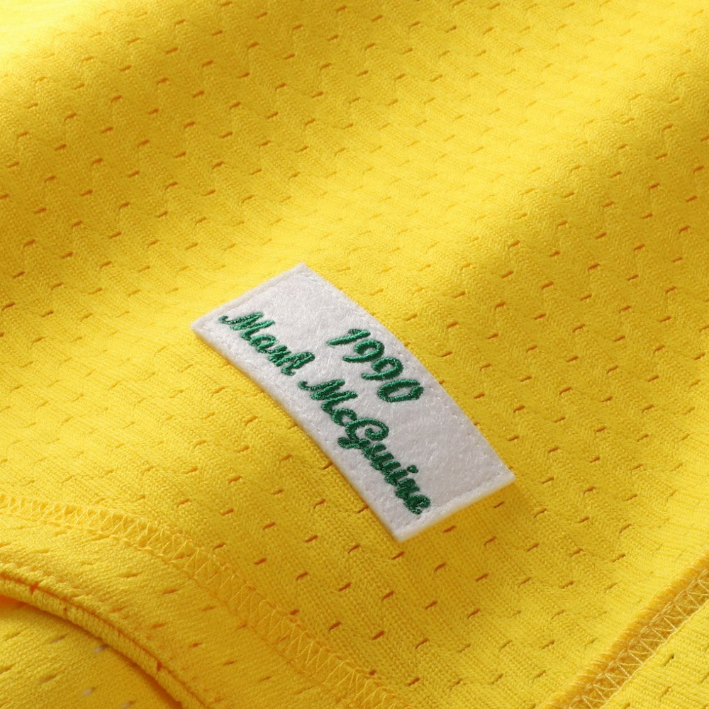 Mark McGwire Athletics Authentic Batting Practice Jersey - Gold